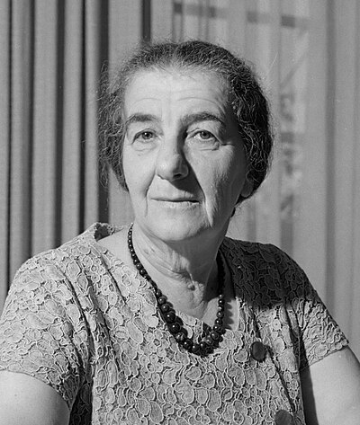Golda Meir, Prime Minister of Israel