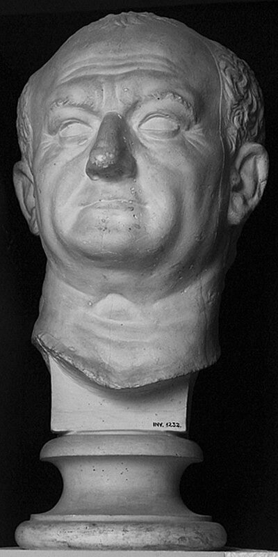 Busto del emperador Vespasiano