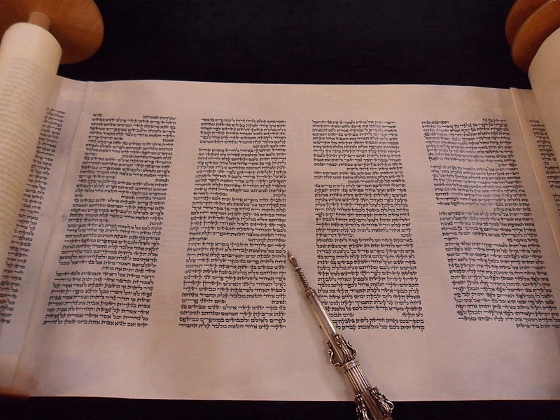 Open Torah Scroll