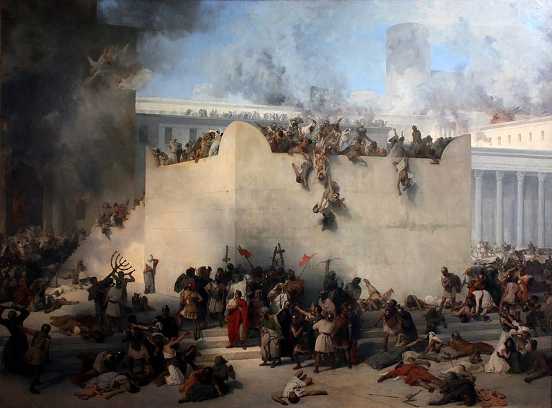 Destruction of the Temple by Francesco Hayez