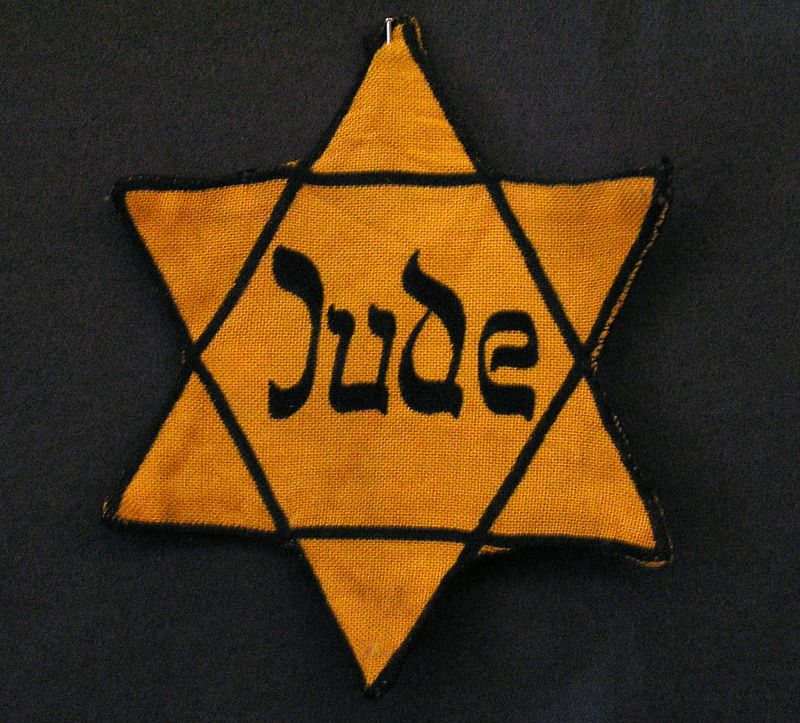 Yellow Star of David Badge