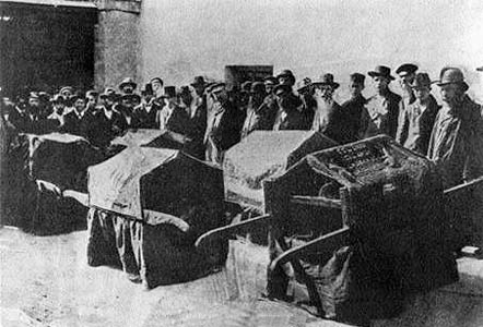 Aftermath of the Kishinev pogrom (April 1903), which killed 49 Jews and provo...